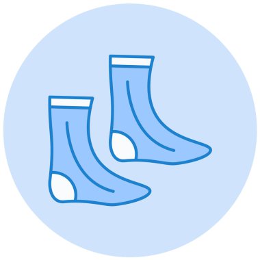 Çorap. Web simgesi basit tasarım