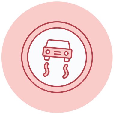 - Araba. Web simgesi basit illüstrasyon