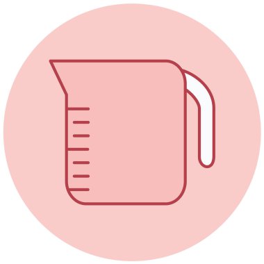 Sürahi. Web simgesi basit tasarım