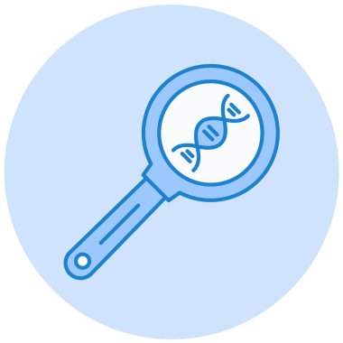 DNA simgesi vektör illüstrasyonu