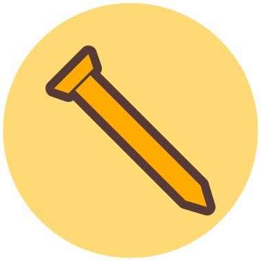 Çivi. Web simgesi basit illüstrasyon