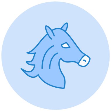 At. Web simgesi basit illüstrasyon