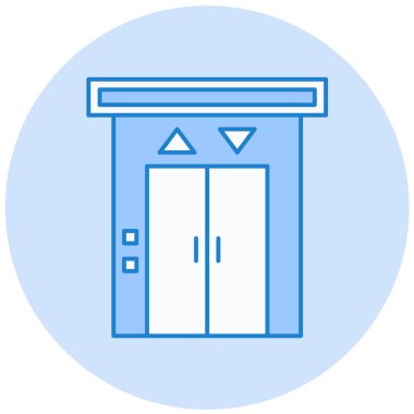 Dükkan. Web simgesi basit illüstrasyon