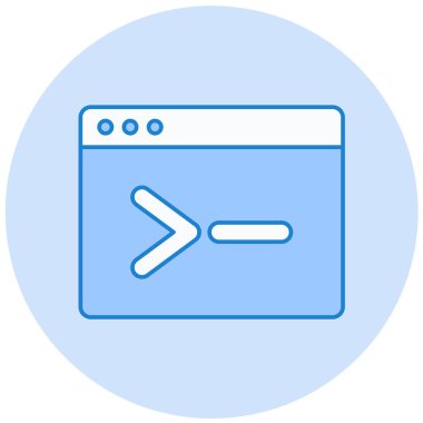 Düz vektör simgesi kodlanıyor