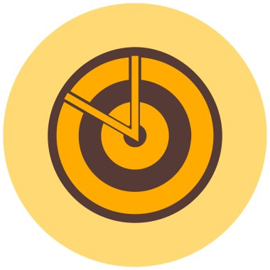 Hedef. Web simgesi basit illüstrasyon