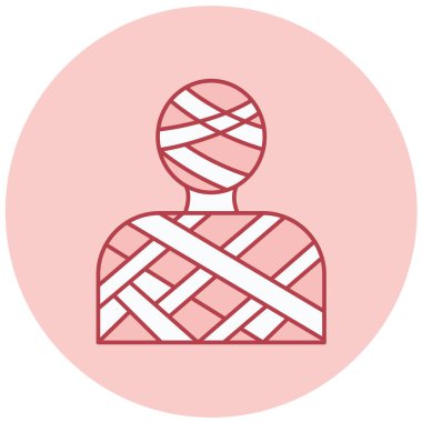 Kask takan bir kadının vektör çizimi