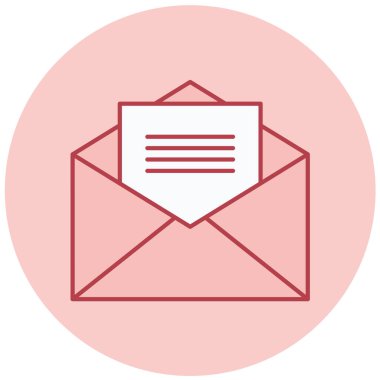 E- posta simgesi vektör illüstrasyonu