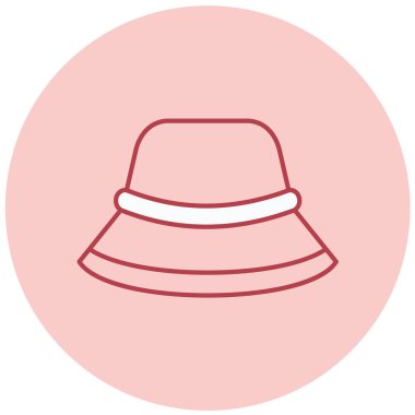 Şapka. Web simgesi basit illüstrasyon