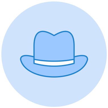 Şapka. Web simgesi basit illüstrasyon