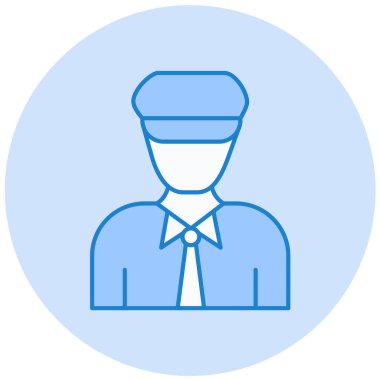 Bir insan simgesinin vektör illüstrasyonu