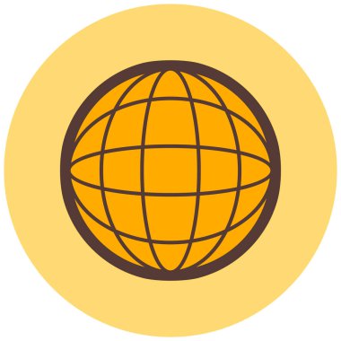 küresel ağ. Basit resimleme