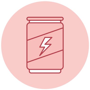 Enerji içeceği simgesinin vektör illüstrasyonu