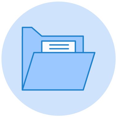 Dosya. Web simgesi basit illüstrasyon