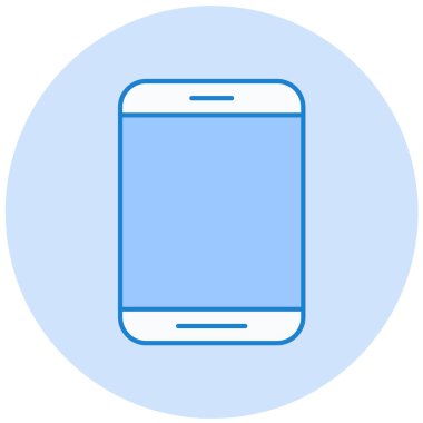 Cep telefonu. Web simgesi basit tasarım