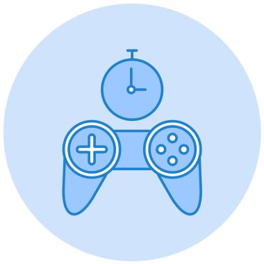 Oyun kolu. Web simgesi basit illüstrasyon