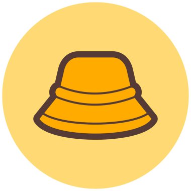 Şapka. Web simgesi basit illüstrasyon