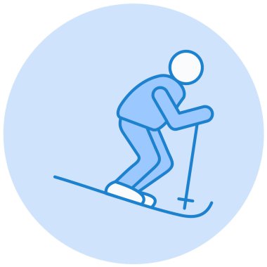 Kayak. Web simgesi basit illüstrasyon