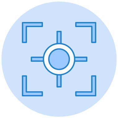 Modern simge vektör illüstrasyonunu hedefle