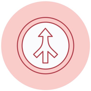 Projeniz için yol yönü ok simgesi 