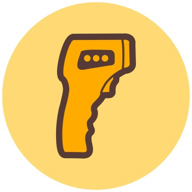 Saç kurutma makinesi. Basit resimleme