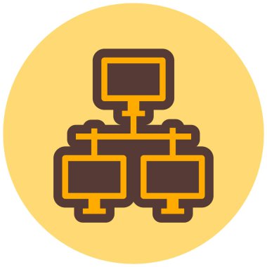 şebeke. Web simgesi basit illüstrasyon