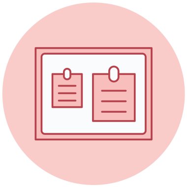 Pano. Web simgesi basit illüstrasyon