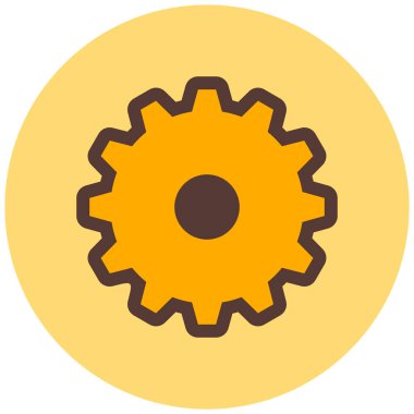 Teçhizat Web simgesi basit illüstrasyon