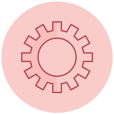 Ayarlar. Web simgesi basit illüstrasyon