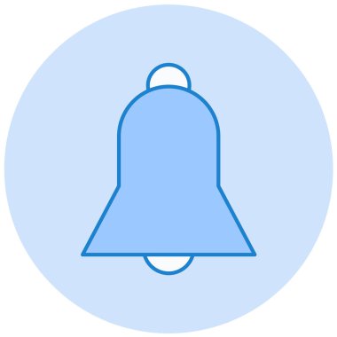 Zil. Web simgesi basit illüstrasyon