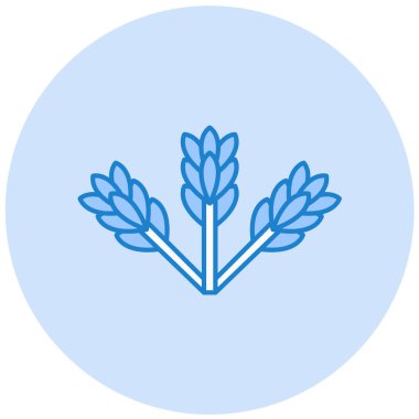 buğday simgesinin vektör illüstrasyonu