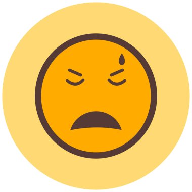 emoji. Web simgesi basit illüstrasyon