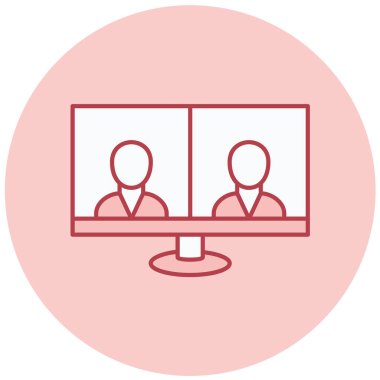 İş sunumu. Basit resimleme