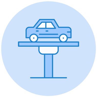 - Araba. Web simgesi basit illüstrasyon