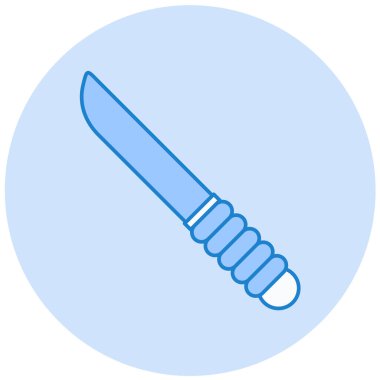 Bıçak. Web simgesi basit illüstrasyon