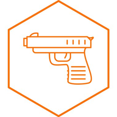 Web ve mobil uygulama vektörü illüstrasyonu için askeri saldırı hattı simgesi