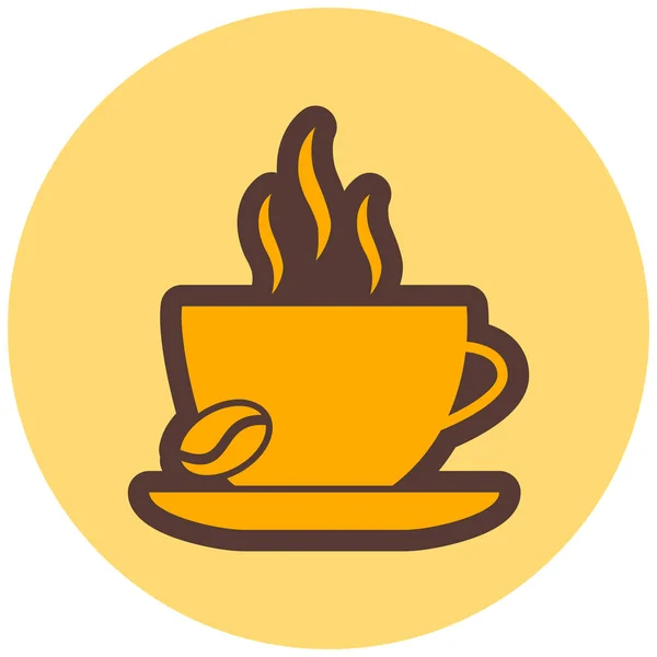 Kaffeetassen Vektorsymbol — Stockvektor