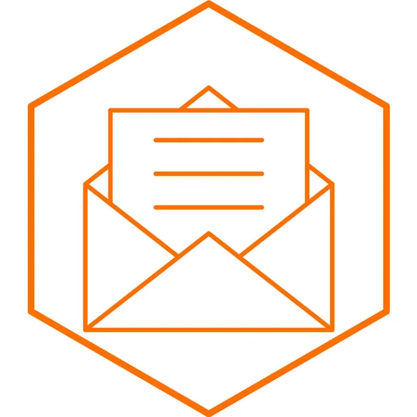 Envelope Message Icon Vector Illustration Design — Stock Vector