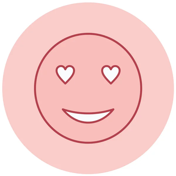 Gesicht Emoticon Symbol Vektorillustration — Stockvektor