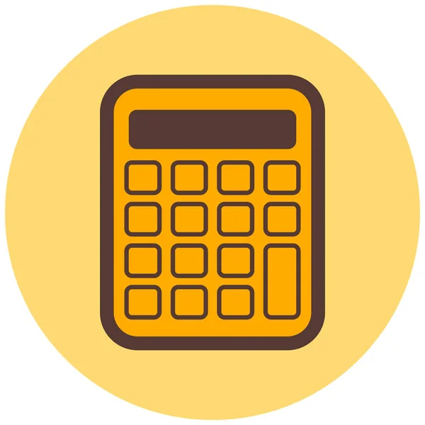 Calculator Web Icon Simple Illustration — Stock Vector