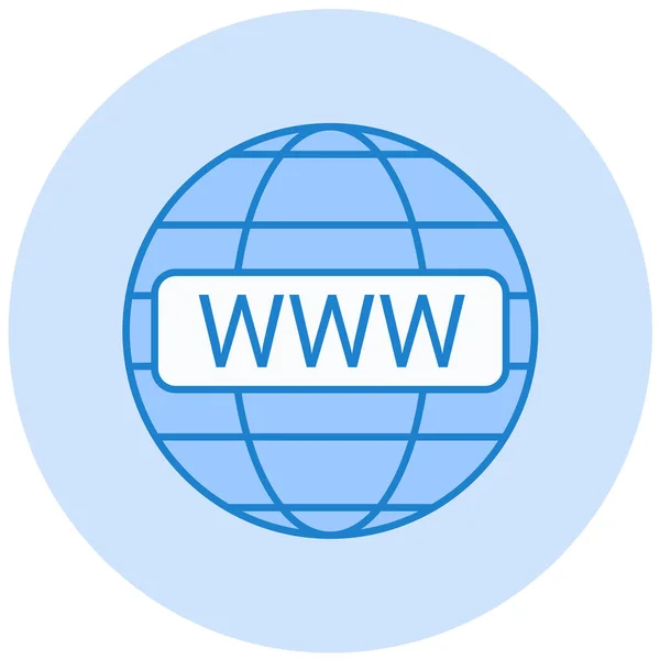 グローバル Web アイコン ベクトル イラスト — ストックベクタ