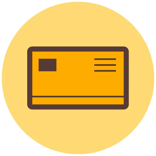 クレジットカード シンプルなイラスト — ストックベクタ