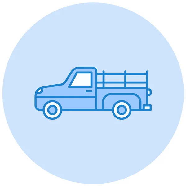 Lkw Web Symbol Einfache Illustration — Stockvektor