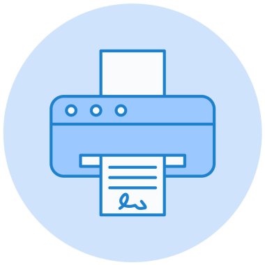 faks. Web simgesi basit illüstrasyon