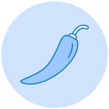 Chili Pepper. Basit illüstrasyon