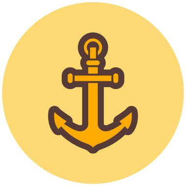 Çapa. Web simgesi basit illüstrasyon