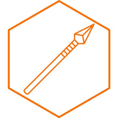 Spear icon vector illustration