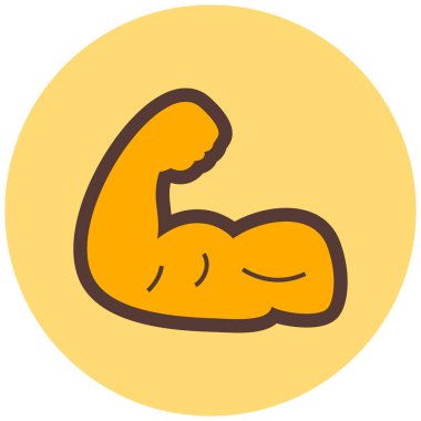 Kas gücü. Web simgesi basit illüstrasyon