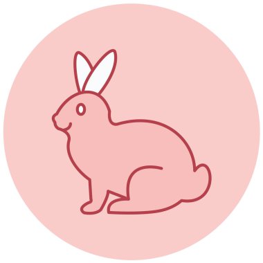 Şirin tavşanın vektör çizimi