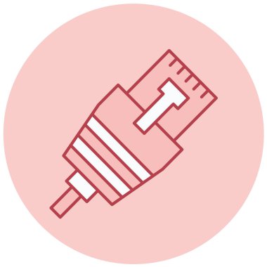 Yapıştırıcı simgesi, basit tasarım vektörü çizimi