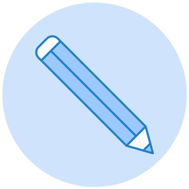 Kalem. Web simgesi basit illüstrasyon